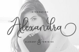 Alexandra Script: A Modern Typeface for Creative Makers