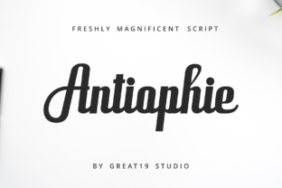 Antiophie Script: A Bold Typeface for Digital Branding