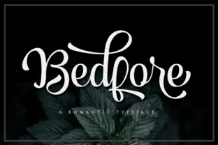 Bedfore Script: A Romantic Typeface for Editorial Design