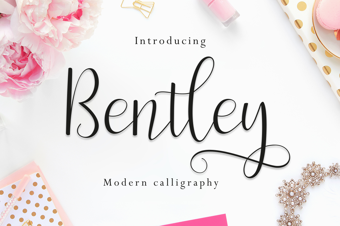 Bentley Script: A Beautiful Typeface for Handmade Creations