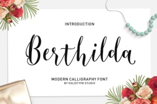 Berthilda Script: A Premium Typeface for Campaign Design