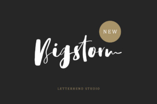 Bigstorm Script: A Premium Typeface for Editorial Elegance