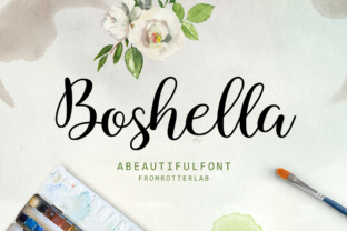 Boshella Script: A Modern Typeface for Feminine Brand Identity