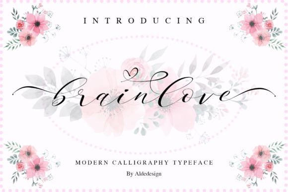 Brainlove Script: A Beautiful Typeface for Editorial Design