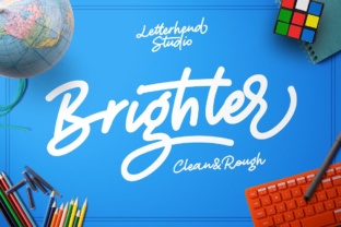 Brighter Script: A Bold and Playful Typeface for Digital Design