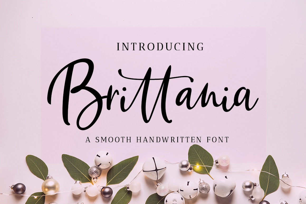 Brittania Script: A Premium Typeface for Editorial Design