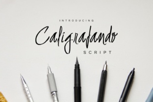 Caligrafando Script: A Beautifully Casual Typeface for Crafters