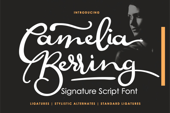 Camelia Berring Script: A Beautiful Typeface for Real Makers