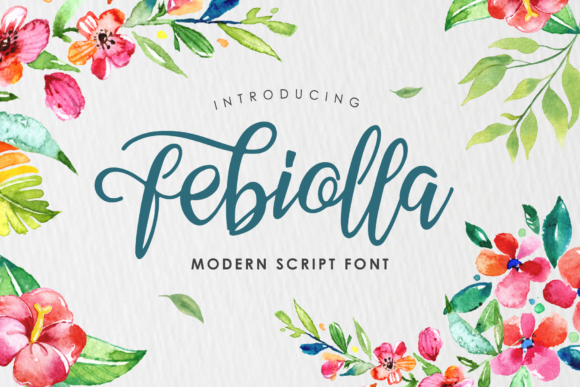 Febiolla Script: A Playful Typeface for Digital Design