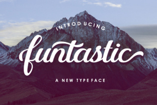 Funtastic Script: A Bold Vintage Typeface for Editorial Design