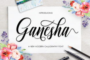 Ganesha Script: A Premium Font for Handmade Creations