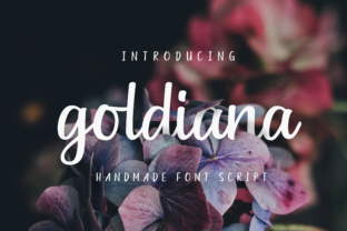 Goldiana Script: A Handwritten Typeface for Polished Brand Identity