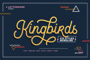Kingbirds Script: A Premium Typeface for Modern Campaign Design