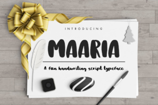 Maaria Script: A Handwritten Typeface for Modern Editorial Design