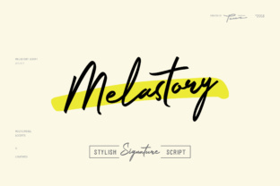 Melastory Script: A Versatile Typeface for Modern Branding Projects