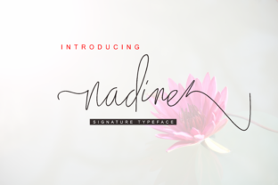 Nadine Script: A Handwritten Typeface with Elegance and Flair