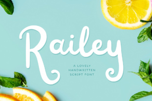 Railey Script: A Modern Handwritten Typeface for Editorial Design