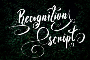 Recognition Script: A Premium Font for Digital Branding