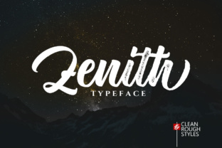 Zenith Script Font: A Display Typeface That Elevates Digital Design